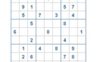 Mời các bạn thử sức với ô số Sudoku 2759 mức độ Khó
