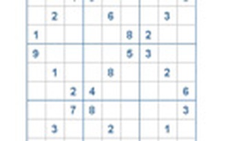 Mời các bạn thử sức với ô số Sudoku 2765 mức độ Khó
