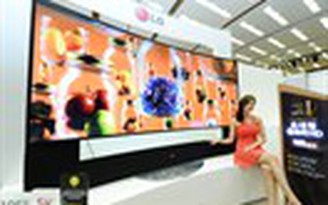 LG cho đặt mua TV màn hình cong 105 inch đạt chuẩn 5K