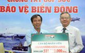 Kienlongbank ủng hộ hơn 531 triệu đồng chung sức bảo vệ biển Đông