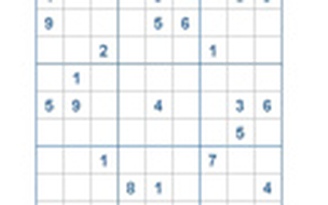 Mời các bạn thử sức với ô số Sudoku 2771 mức độ Khó