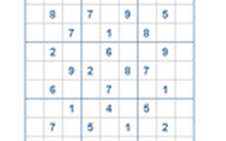 Mời các bạn thử sức với ô số Sudoku 2777 mức độ Khó