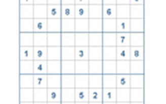 Mời các bạn thử sức với ô số Sudoku 2786 mức độ Khó