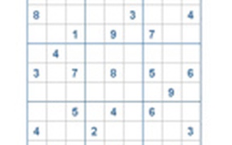 Mời các bạn thử sức với ô số Sudoku 2798 mức độ Khó