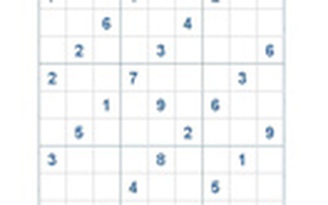 Mời các bạn thử sức với ô số Sudoku 2807 mức độ Khó