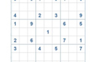 Mời các bạn thử sức với ô số Sudoku 2813 mức độ Khó