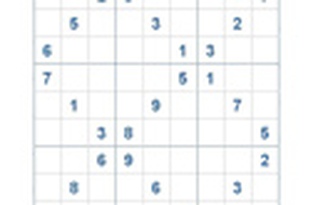 Mời các bạn thử sức với ô số Sudoku 2819 mức độ Khó