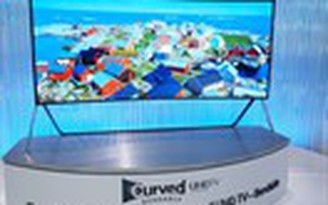 Samsung trình làng TV UHD tự uốn cong