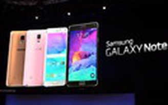 Galaxy Note 4 sử dụng màn hình 2K ra mắt