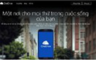 OneDrive cho phép tải tập tin lên đến 10 GB