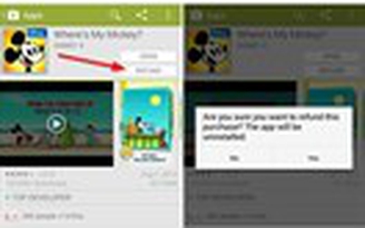 Google Play tăng thời hạn hoàn tiền lên 2 tiếng