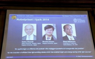 Nobel Vật lý 2014: Ánh sáng mới soi sáng thế giới