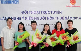 Giao lưu trực tuyến: Lắng nghe ý kiến người nộp thuế 2014