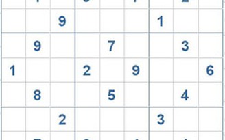 Mời các bạn thử sức với ô số Sudoku 2834 mức độ Khó