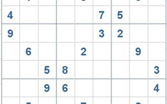Mời các bạn thử sức với ô số Sudoku 2855 mức độ Khó