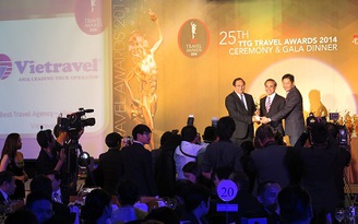 Vietravel nhận giải thưởng TTG Travel Awards 2014