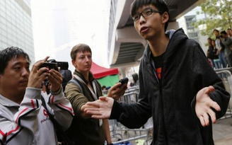 Joshua Wong kêu gọi không tái chiếm Vượng Giác