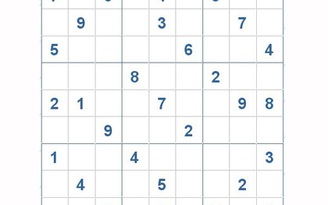 Mời các bạn thử sức với ô số Sudoku 2876 mức độ Khó