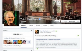 Thiền sư Thích Nhất Hạnh chưa hết nguy kịch