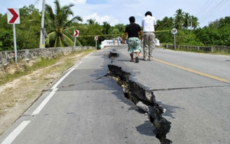 Động đất 5,4 độ richter ở biển Đông