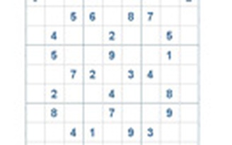 Mời các bạn thử sức với ô số Sudoku 2868 mức độ Khó
