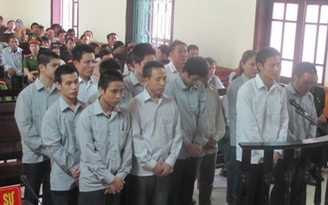 Tuyên phạt 14 bị cáo trong vụ gây rối tại Khu kinh tế Vũng Áng