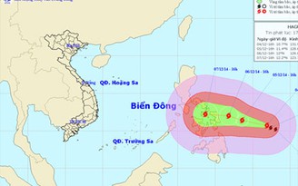 Không loại trừ khả năng siêu bão Hagupit vào biển Đông