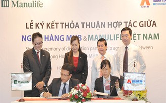 Manulife Việt Nam ký kết hợp tác với ngân hàng MHB