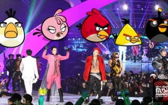 Big Bang bắt chước Angry Birds?