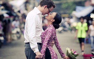 Bộ ảnh cưới rất Việt Nam của Đoan Trang và chồng Thụy Điển