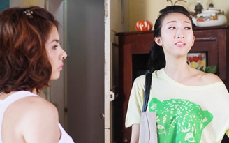 Lều Phương Anh đóng phim cùng Vân Trang