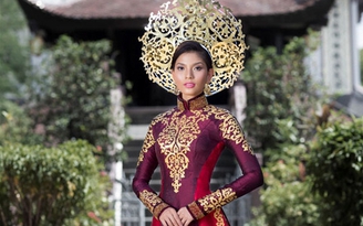 Trương Thị May công bố trang phục dân tộc tại Hoa hậu Hoàn vũ