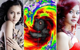 Siêu bão Hải Yến 'đánh văng' sao Việt trên Google