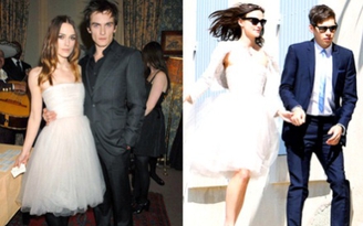 Keira Knightley mặc váy cưới “tái chế”?