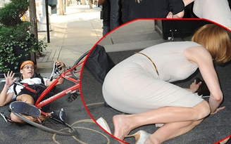 ‘Thiên nga’ Nicole Kidman ngã chổng vó vì paparazzi
