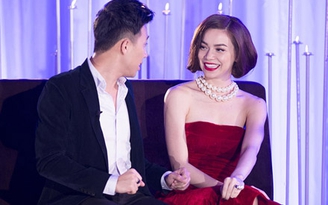 Hồ Ngọc Hà quyến rũ trong vai trò MC cùng Trấn Thành