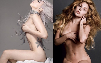 Mát mắt với ảnh khỏa thân để đời của Lady Gaga