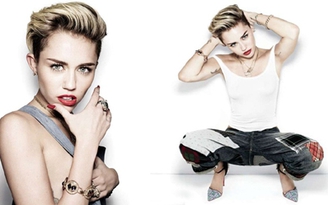 Miley Cyrus lại 'thả rông' chụp ảnh