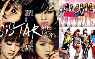 SNSD, SISTAR, 2NE1 mạnh nhất Kpop