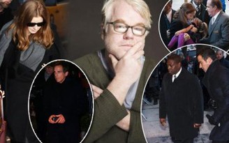 Sao Hollywood nức nở đến viếng Philip Seymour Hoffman