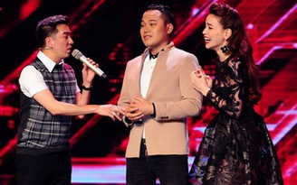 X-Factor: Hồ Ngọc Hà lên tận sân khấu... sờ cổ kiểm tra chàng trai hát 'giọng mái'