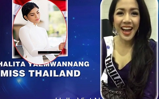 Trương Thị May làm clip 80 thí sinh Miss Universe nói 'Tôi yêu Việt Nam'