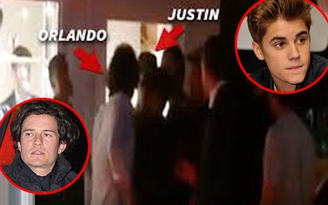 Lộ clip Orlando Bloom đánh nhau với Justin Bieber