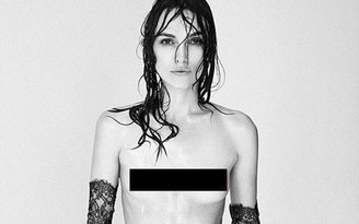 Keira Knightley chụp ảnh ngực trần để phản đối photoshop