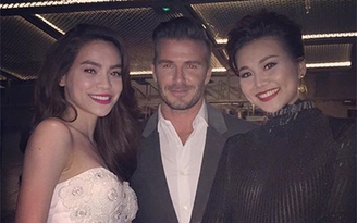 Hồ Ngọc Hà phấn khích vì được David Beckham khen 'đẹp gái'