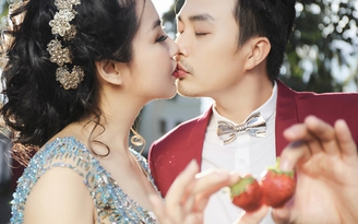 Diễn viên Lê Khánh khoe ảnh cưới lãng mạn với người yêu 10 năm