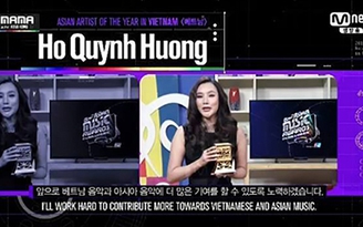Hồ Quỳnh Hương bất ngờ nhận giải MAMA 2014