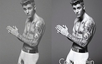 Justin Bieber bị tố 'độn cậu nhỏ' trong quảng cáo đồ lót