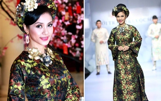 Việt Trinh bất ngờ làm vedette trên sàn catwalk