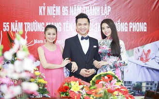 Hoa hậu Kỳ Duyên dự Lễ kỷ niệm 95 năm thành lập trường Lê Hồng Phong